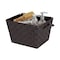 Simplify Storage Bin, Plastic, Chocolate, 10 in H, 12 in W, 10 in L 25092-CHOCO - alternate 3